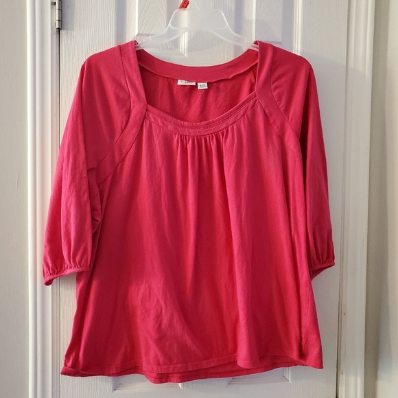 Cato Tops - 22/24w Knit Cato pink top